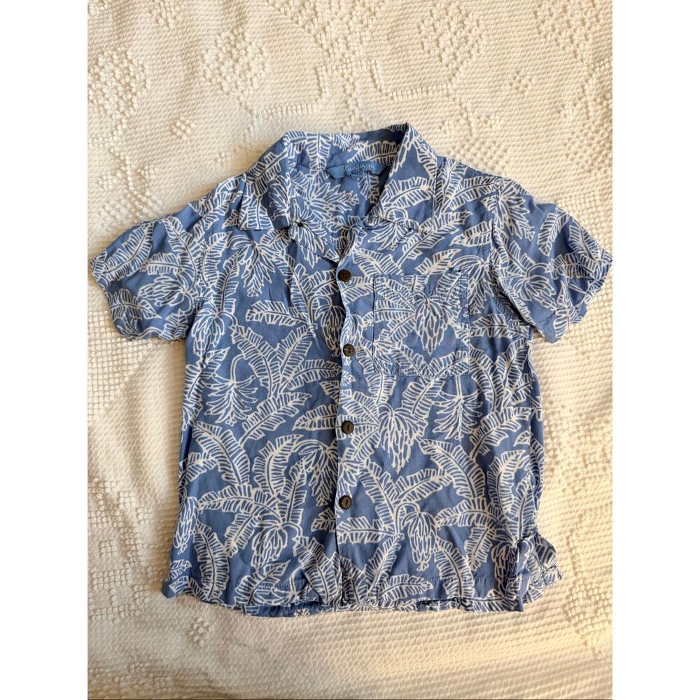 Blue Ginger Boys Hawaiian Shirt Size 4